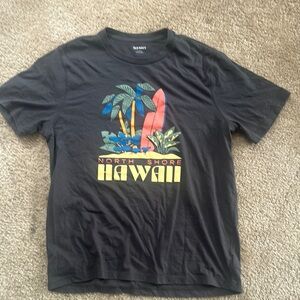 Old Navy Black North Shore Hawaii Tee